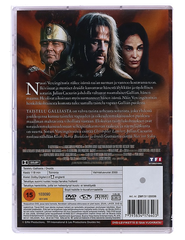 Taistelu Galliasta - DVD - DVD-elokuvat - 10105470939 - 1