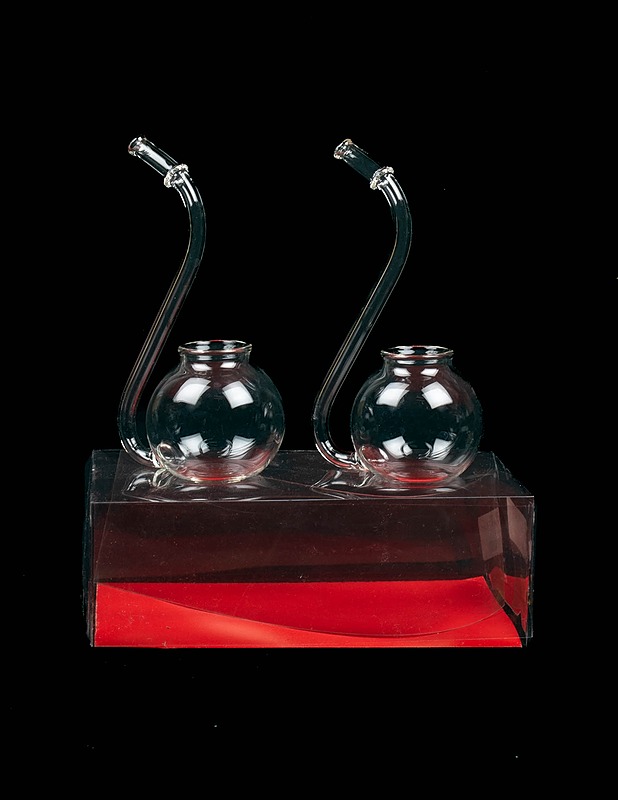 Lasinen konjakkipiippu, 2 kpl - Lasit - 10105470955 - 0