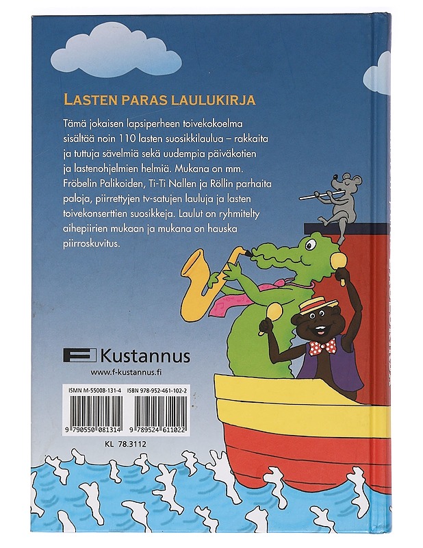 Lasten paras laulukirja - Kari, Virpi - Lastenkirjat - 10105470960 - 1