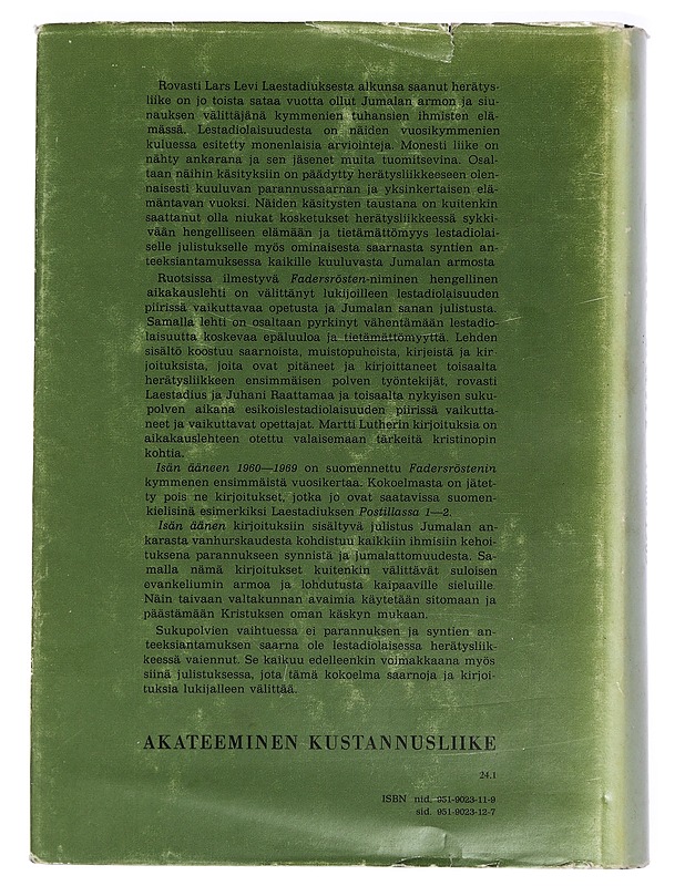 Isän ääni 1960-1969 - Ihalainen, Aulis - Tietokirjat ja oppaat - 10105470964 - 1