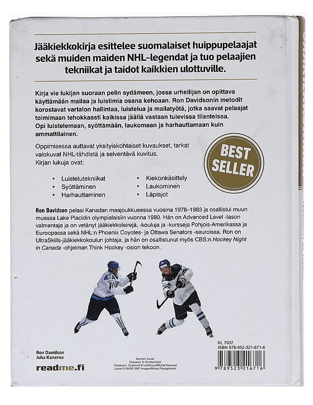 Jääkiekkokirja : huippupelaajien tekniikat ja taidot - Davidson, Ron - Tietokirjat - 10105470972 - 1
