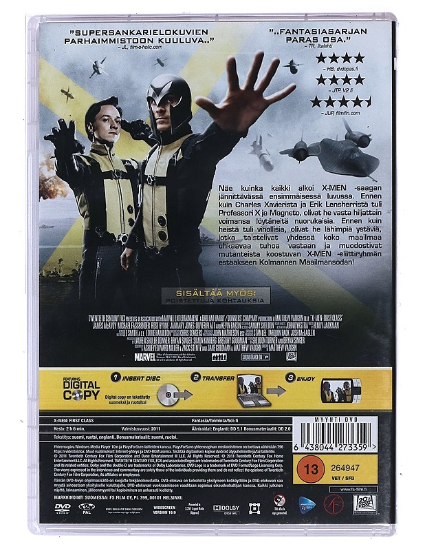 X-Men First Class - DVD - DVD-elokuvat - 10105471010 - 1