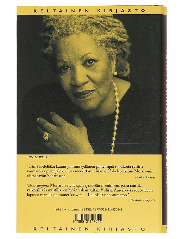 Armolahja - Morrison, Toni - Historiakirjat - 10105471016 - 1