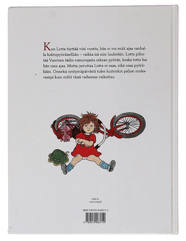 Osaa Lottakin ajaa - Lindgren, Astrid - Lastenkirjat - 10105471021 - 1