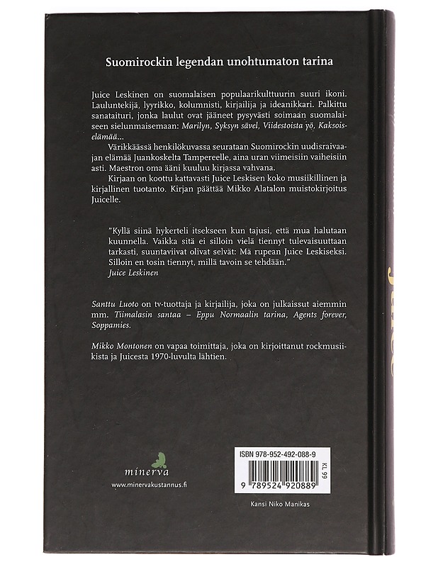 Juice - Luoto, Santtu - Elämäkerrat ja muistelmat - 10105471044 - 1