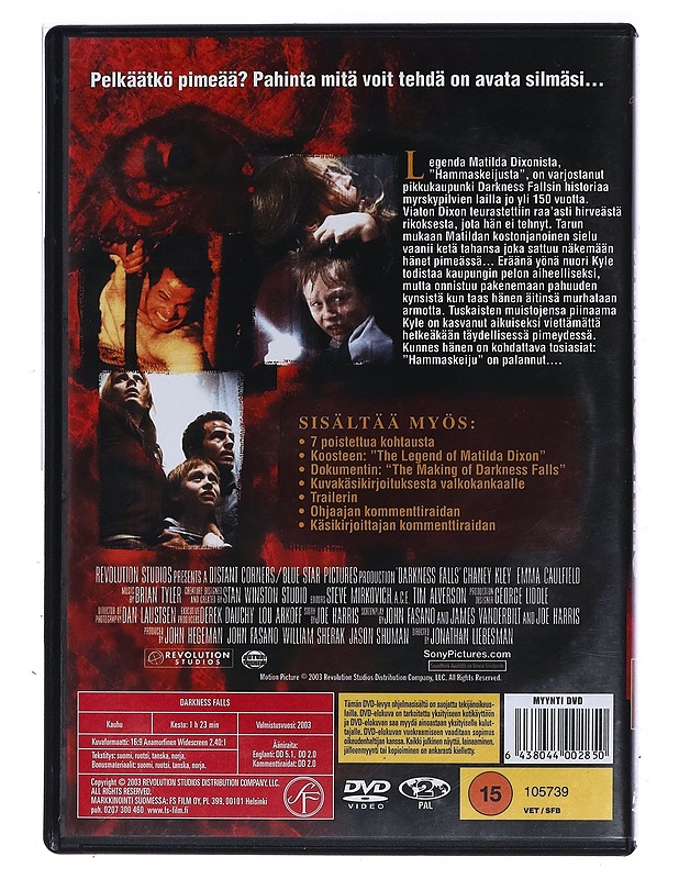 Darkness Fails - DVD - DVD-elokuvat - 10105471055 - 1