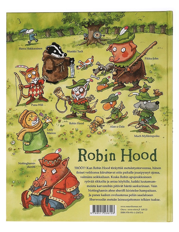 Robin Hood - Kunnas, Mauri - Lastenkirjat - 10105471054 - 1