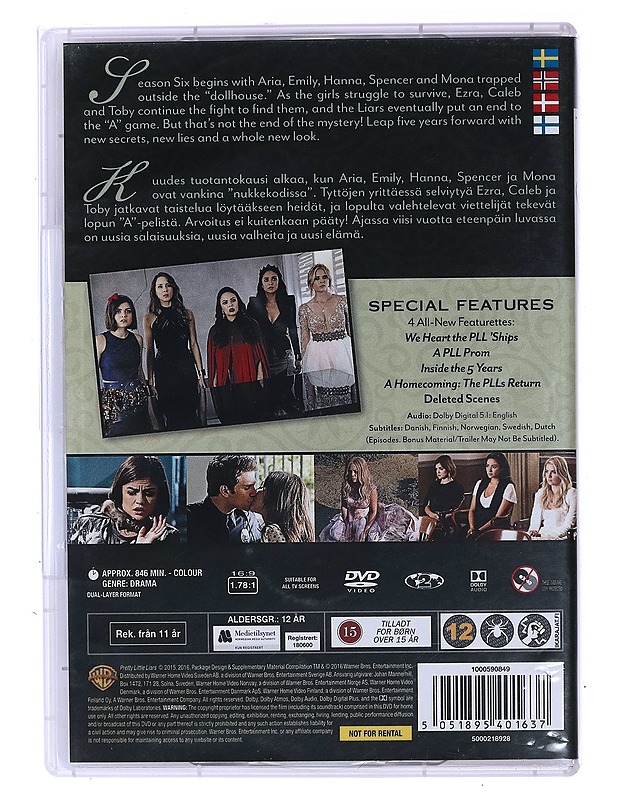 Pretty Little Liars: Kausi 6 - DVD - DVD-elokuvat - 10105471073 - 1