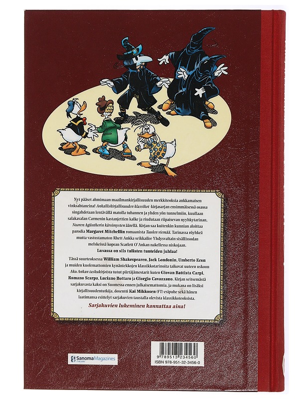 Ankalliskirjallisuuden klassikot - Tuulen tuomaa ja muita tarinoita - Disney - Sarjakuvat - 10105471081 - 1