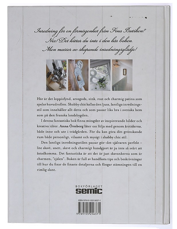 Inred lantligt inne & ute - Anna Örnberg - Harrastekirjat - 10105471095 - 1