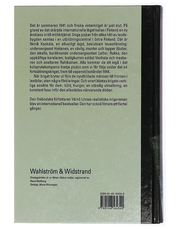 Okänd soldat - Linna, Väinö - Romaanit ja novellit - 10105471121 - 1
