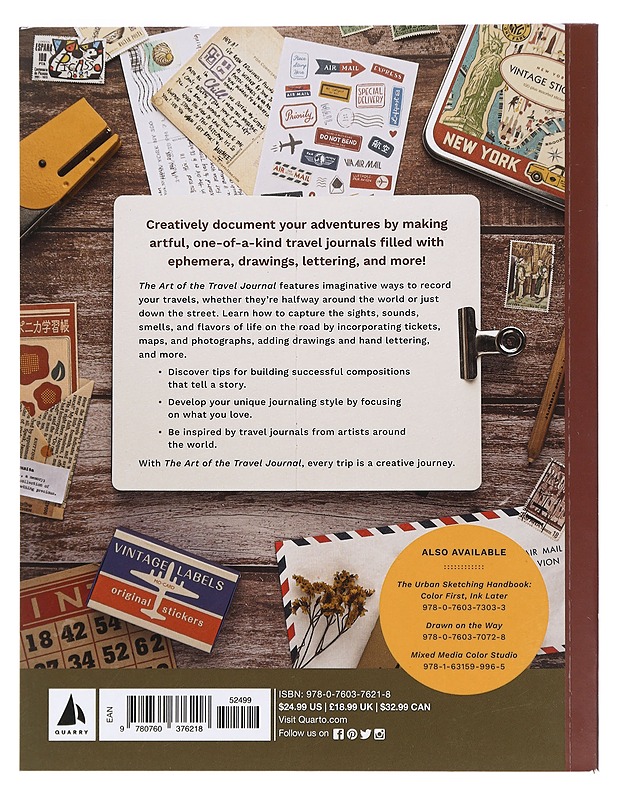 The Art of the Travel Journal - Abigail Sy - Harrastekirjat - 10105471161 - 1