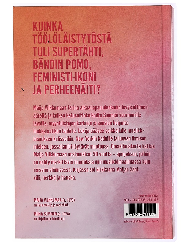 Vilkkumaa - Vilkkumaa, Maija - Elämäkerrat ja muistelmat - 10105471154 - 1