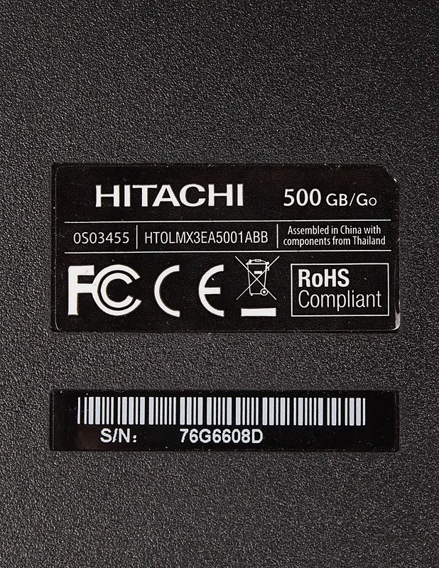 HITACHI 0S03455 ulkoinen kiintolevy - Tietokoneet - 10105471202 - 2