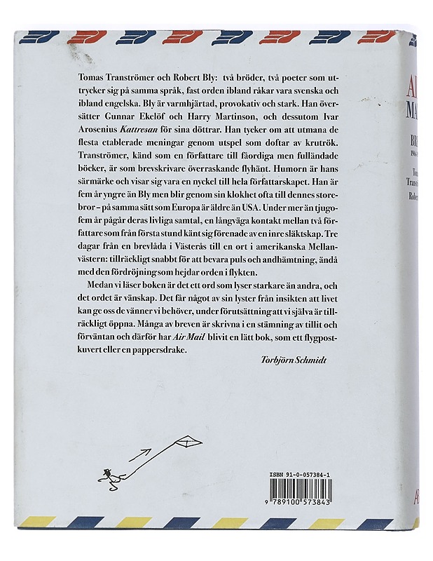 Air mail : brev 1964-1990 - Tranströmer, Tomas - Elämäkerrat ja muistelmat - 10105471200 - 1