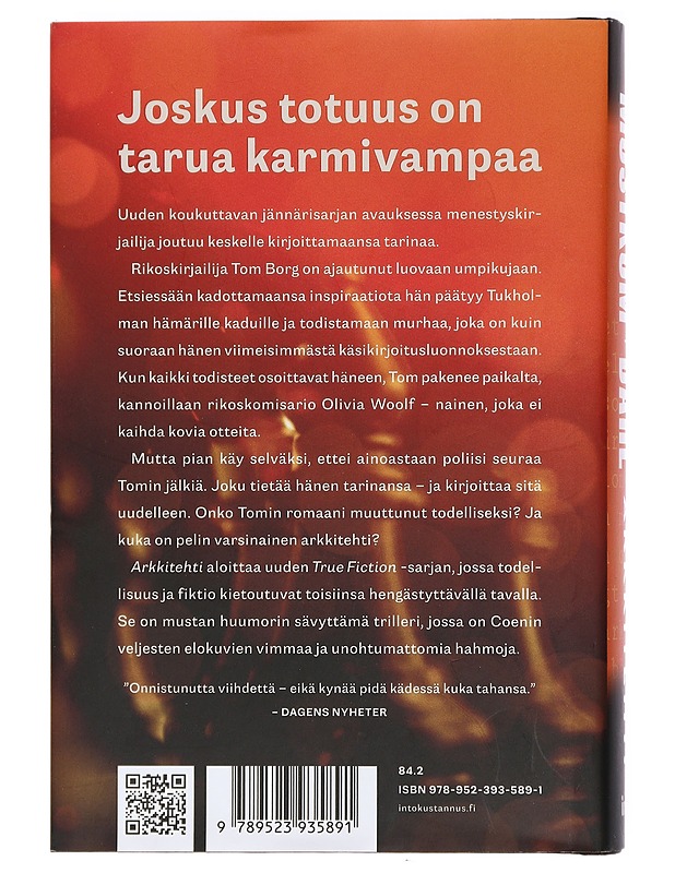 Arkkitehti - Moström, Jonas - Jännitys ja dekkarit - 10105471239 - 1