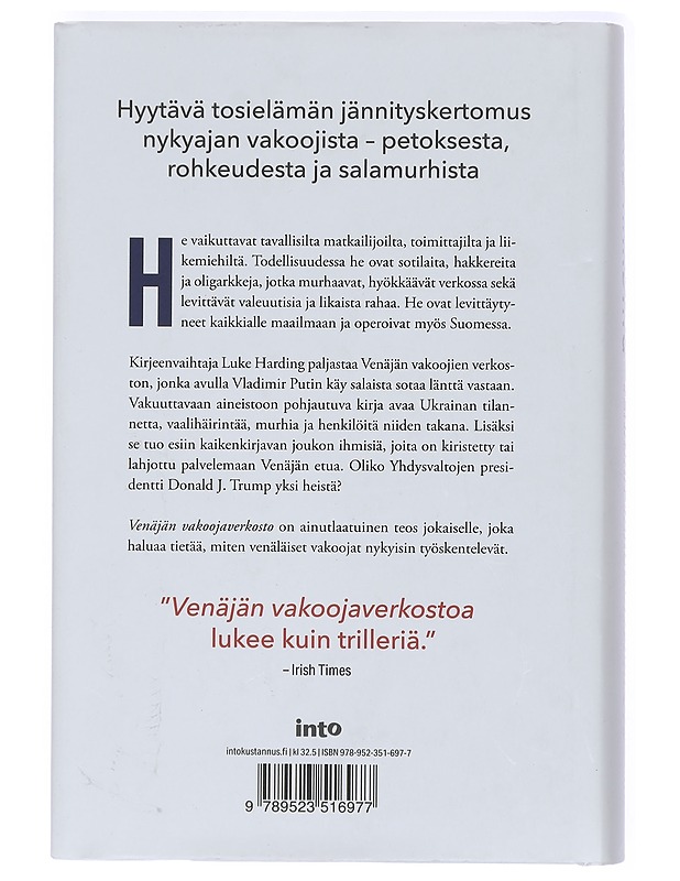 Venäjän vakoojaverkosto - Harding, Luke - Tietokirjat ja oppaat - 10105471243 - 1