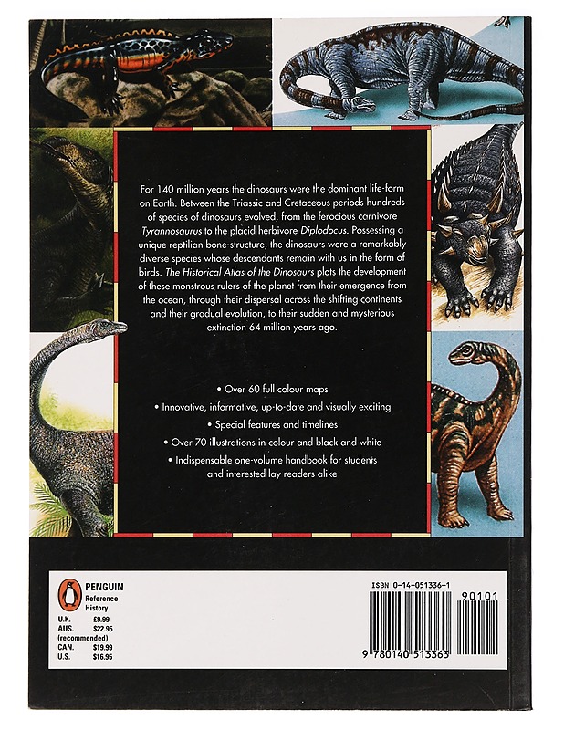 The Penguin historical atlas of the dinosaurs - Michael Benton - Tietokirjat ja oppaat - 10105471261 - 1