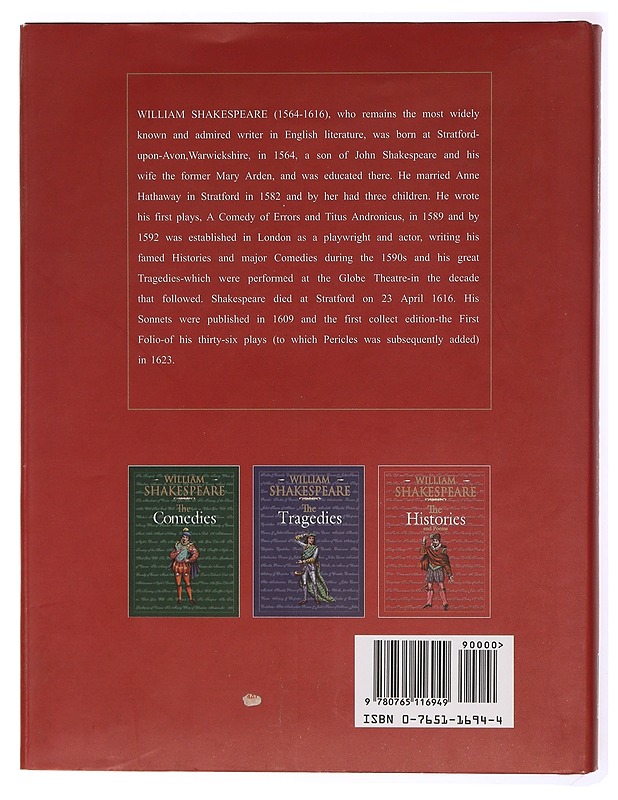 The Histories and Poems - William Shakespeare - Runot ja näytelmät - 10105471338 - 1