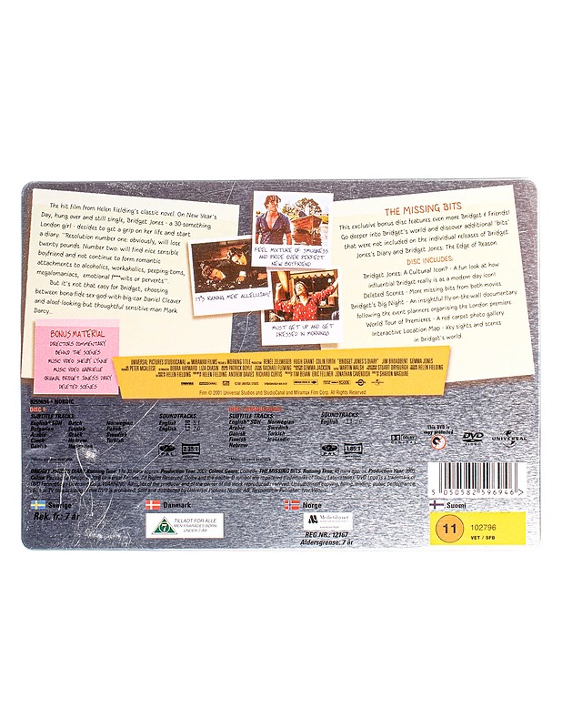 Bridget Jones's Diary - DVD - DVD-elokuvat - 10105471349 - 1