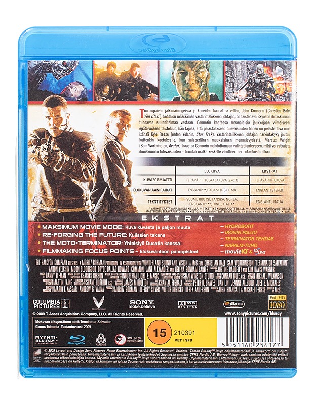 Terminator: Pelastus - Blu-ray - Blu-ray-levyt - 10105471364 - 1