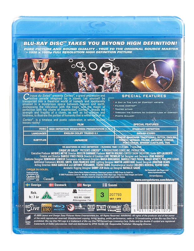 Cirque du Soleil: Corteo - Blu-ray - Blu-ray-levyt - 10105471372 - 1