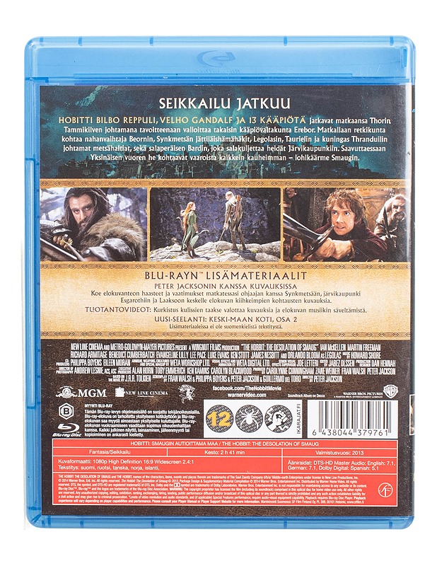 Hobitti: Smaugin autioittama maa - Blu-ray - Blu-ray-levyt - 10105471404 - 1
