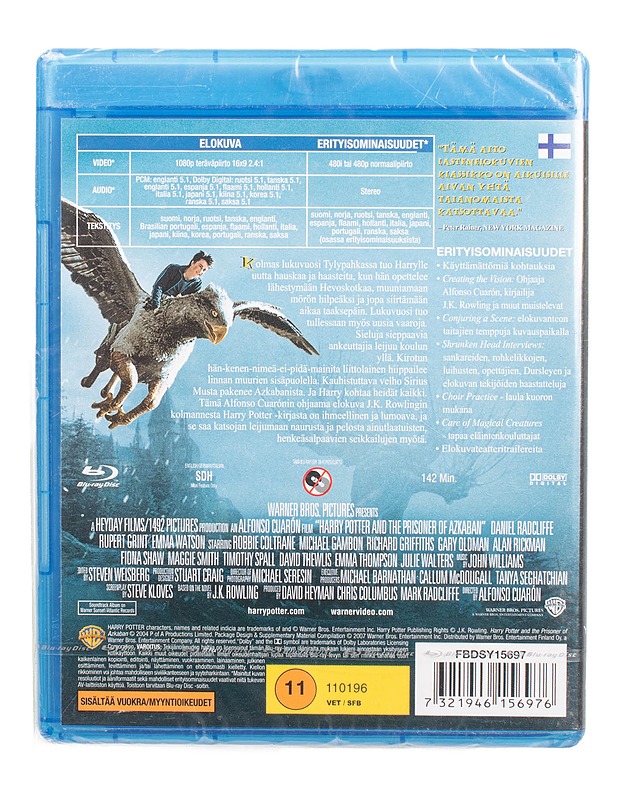 Harry Potter ja Azkabanin vanki - Blu-ray - Blu-ray-levyt - 10105471425 - 1