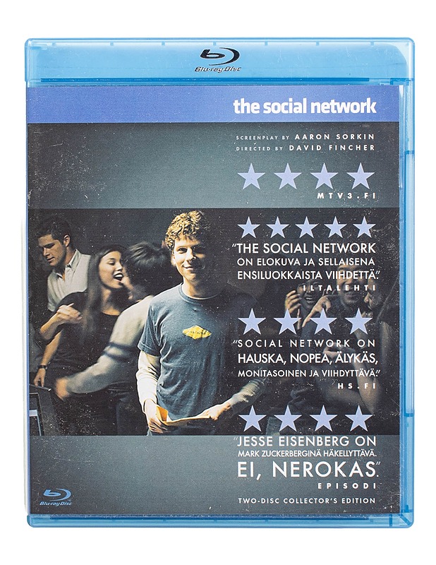 The Social Network - Blu-ray - Blu-ray-levyt - 10105471430 - 0