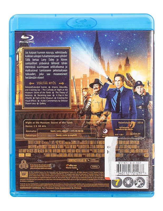 Night at the Museum - Blu-ray - Blu-ray-levyt - 10105471440 - 1