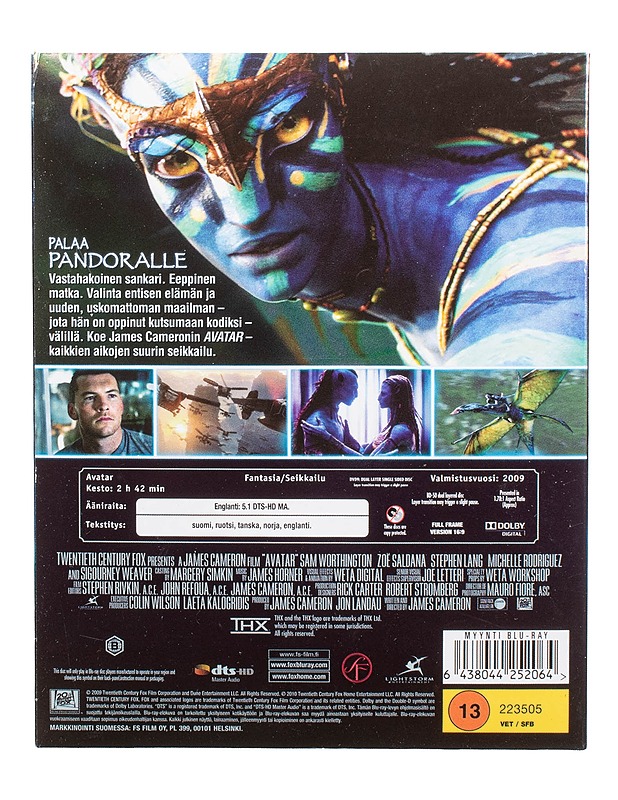 Avatar - Blu-ray + DVD - Blu-ray-levyt - 10105471450 - 1