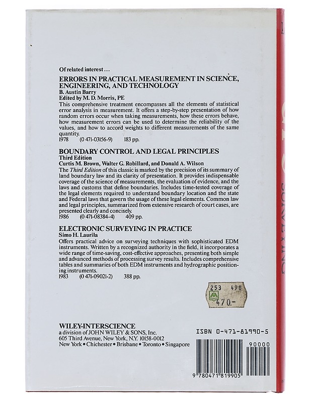 GPS satellite surveying - Leick, Alfred - Tietokirjat ja oppaat - 10105471458 - 1