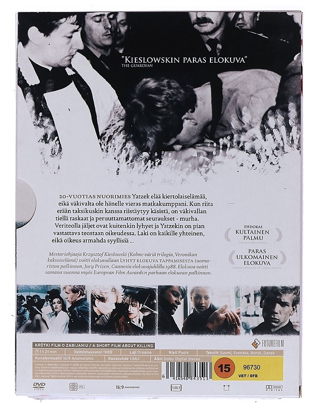Kieslowski: Lyhyt Elokuva Tappamisesta - DVD - DVD-elokuvat - 10105471469 - 1
