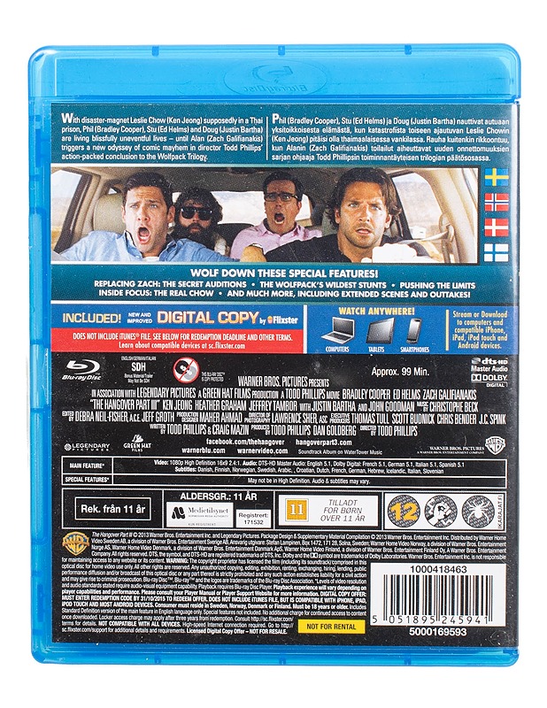 The Hangover, part III - Blu-ray - Blu-ray-levyt - 10105471471 - 1