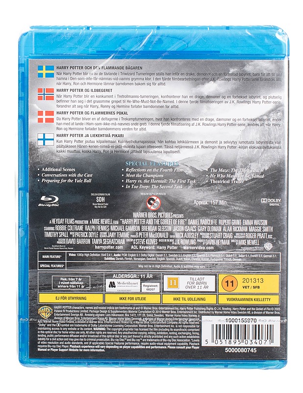 Harry Potter and the Goblet of Fire - Blu-ray - Blu-ray-levyt - 10105471475 - 1