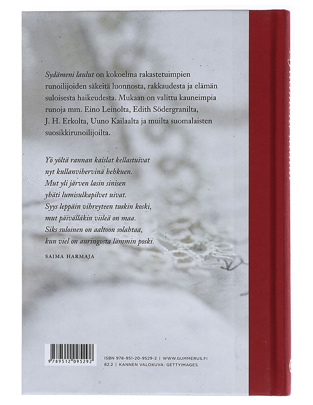 Sydämeni laulut : kauneimmat suomalaiset runot - Runot ja näytelmät - 10105471483 - 1