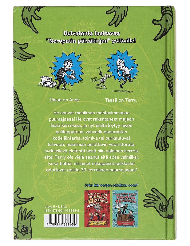 Maailman paras puumaja, 39 kerrosta - Griffiths, Andy - Lastenkirjat - 10105471520 - 1