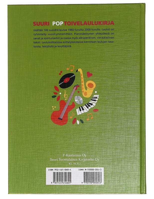 Suuri poptoivelaulukirja - Kari, Virpi - Musiikki- ja elokuvakirjat - 10105471552 - 1