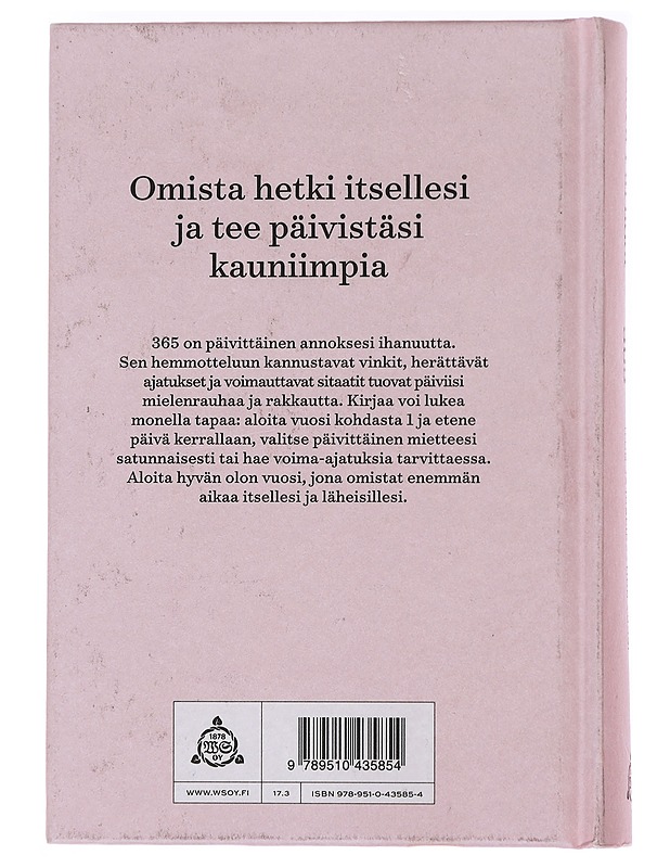 365 : ilon ja inspiraation vuosi - Parikka, Sara - Hyvinvointikirjat - 10105471555 - 1