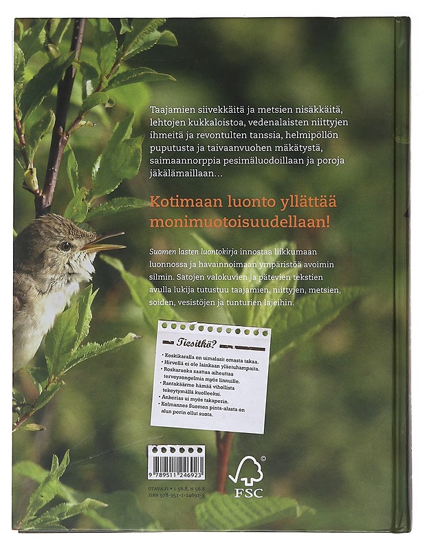 Suomen lasten luontokirja - Laine, Lasse J. - Lastenkirjat - 10105471561 - 1