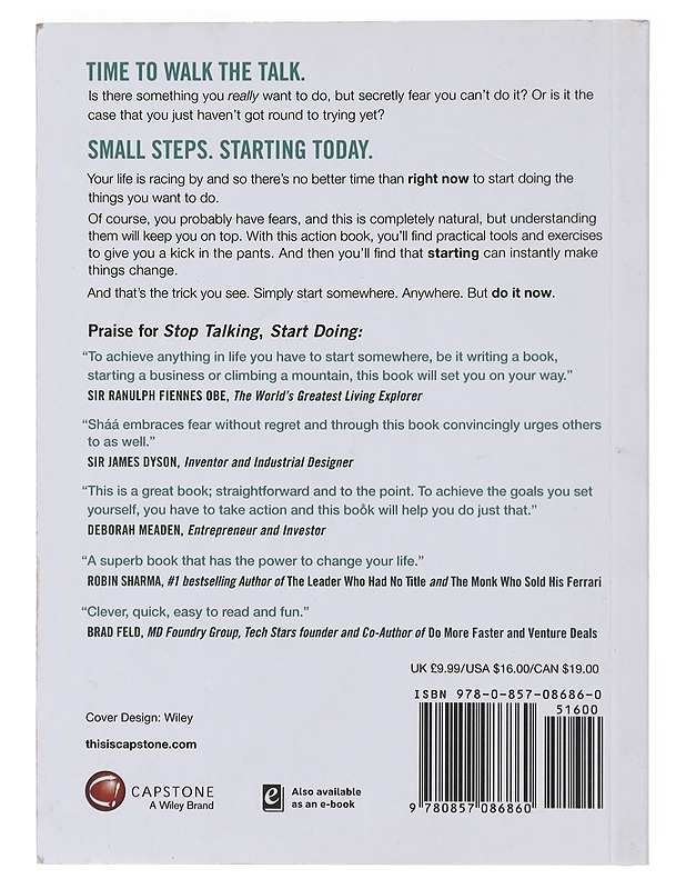 Stop talking start doing action book: practical tools and exercises to give you a kick in the pants - Shaa Wasmund Mbe - Matkaoppaat ja sanakirjat - 10105471571 - 1