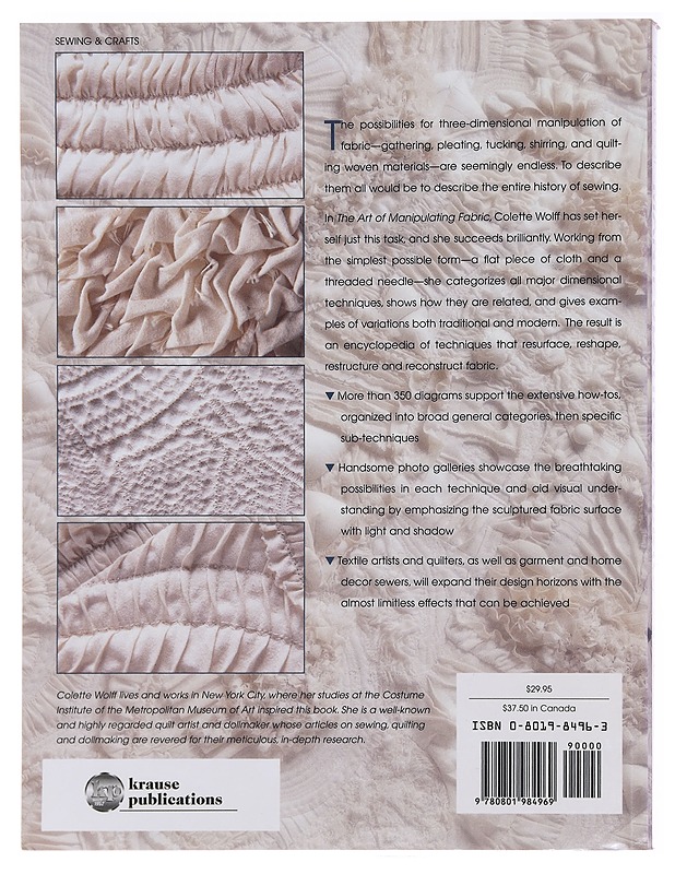 The Art of Manipulating Fabric - Colette Wolff - Tietokirjat ja oppaat - 10105471577 - 1