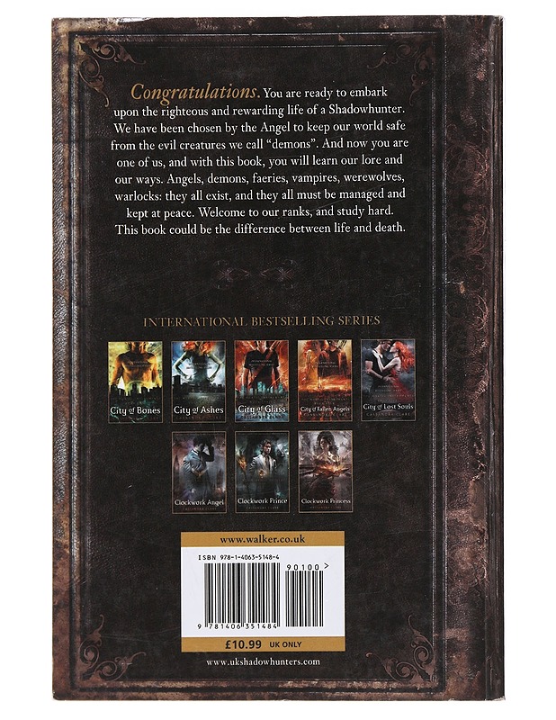 The Shadowhunter's codex - Clare, Cassandra - Fantasia- ja scifi - 10105471580 - 1