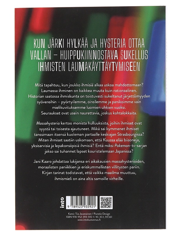 Massahysteria - Jani Kaaro - Historiakirjat - 10105471634 - 1
