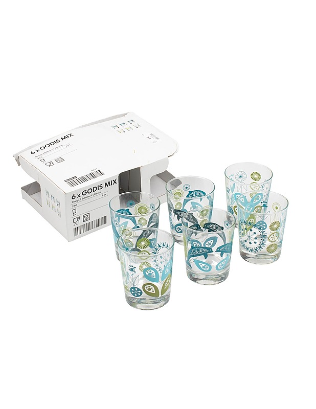 IKEA Godis Mix lasit, 6 kpl - Lasit - 10105471641 - 0