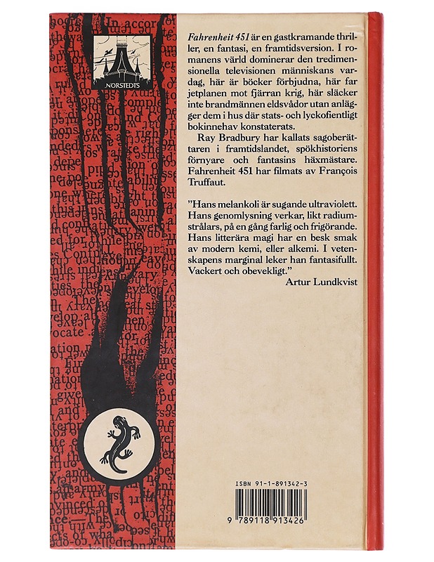 Fahrenheit 451 - Bradbury, Ray - Fantasia- ja scifi - 10105471643 - 1
