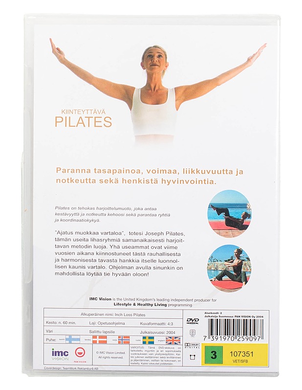 Kiinteyttävä Pilates - DVD - DVD-elokuvat - 10105471645 - 1
