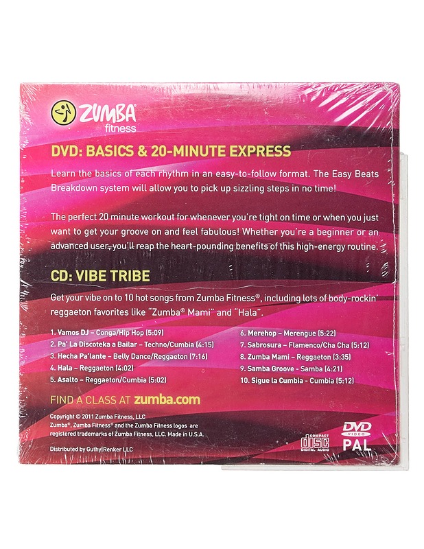 Vibe Tribe: Zumba Fitness - CD + DVD - CD-levyt - 10105471651 - 1