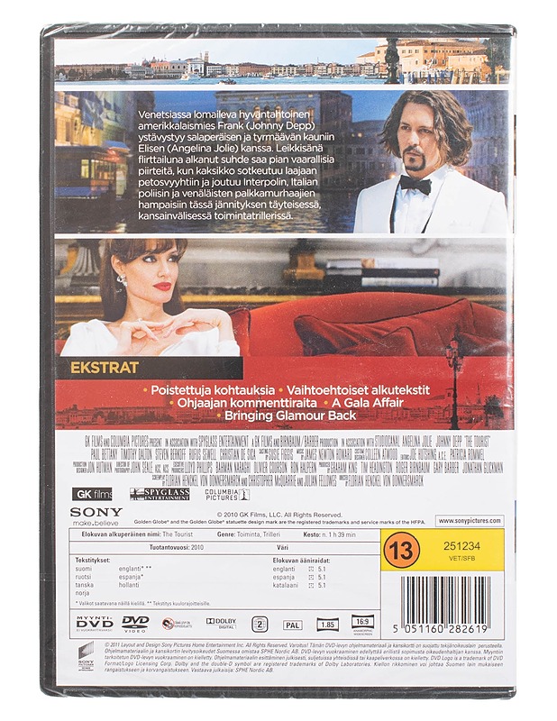 The Tourist - DVD - DVD-elokuvat - 10105471655 - 1