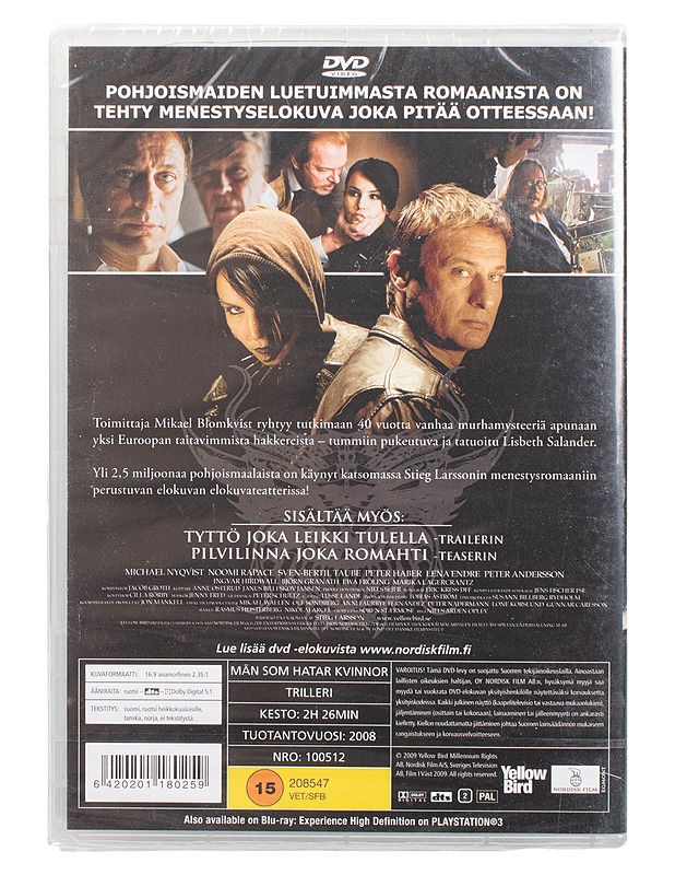 Miehet jotka vihaavat naisia - DVD - DVD-elokuvat - 10105471673 - 1